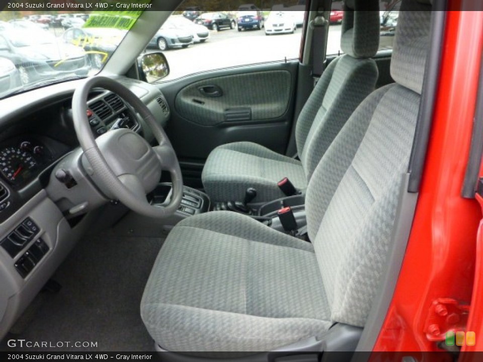 Gray Interior Prime Interior for the 2004 Suzuki Grand Vitara LX 4WD #72466835