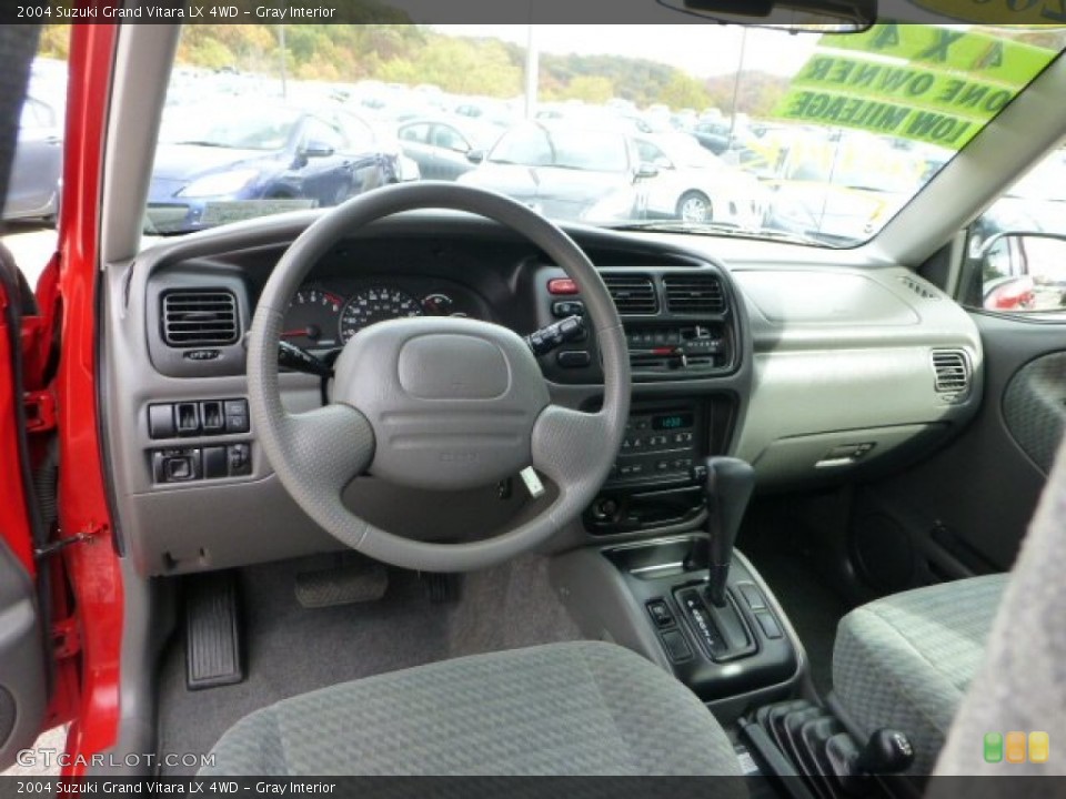 Gray Interior Prime Interior for the 2004 Suzuki Grand Vitara LX 4WD #72466844