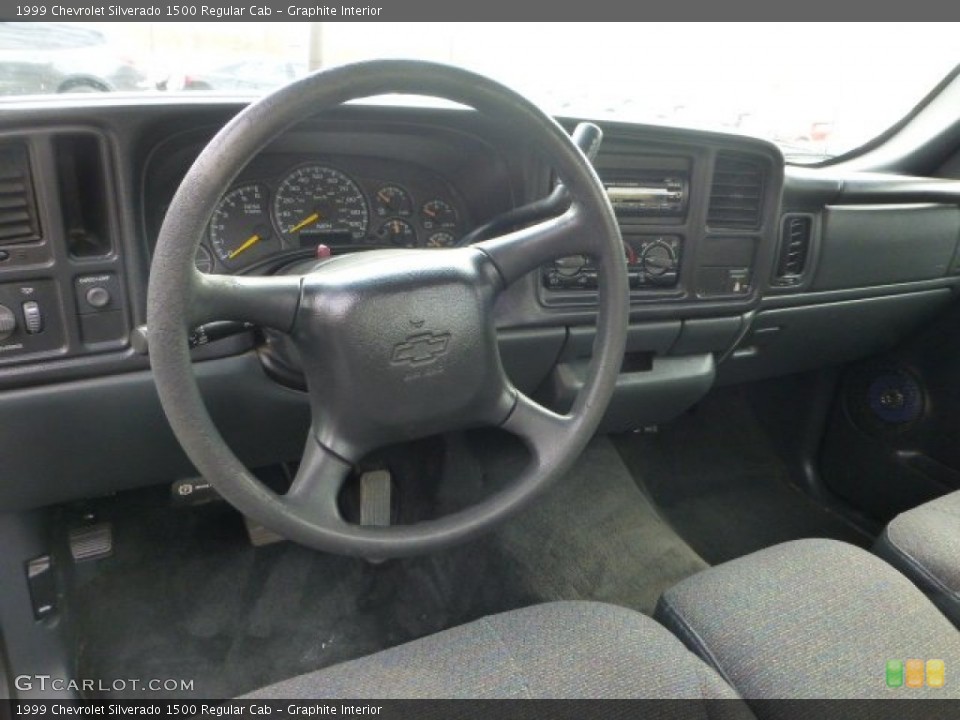 Graphite Interior Dashboard for the 1999 Chevrolet Silverado 1500 Regular Cab #72468057