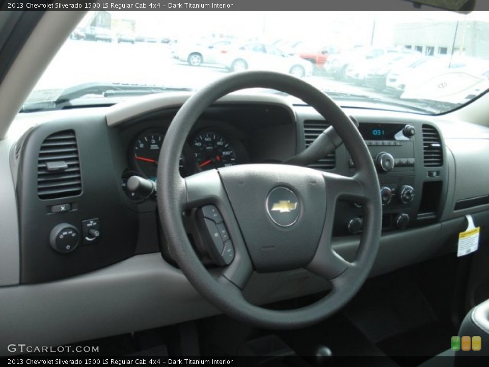 Dark Titanium Interior Steering Wheel for the 2013 Chevrolet Silverado 1500 LS Regular Cab 4x4 #72468236