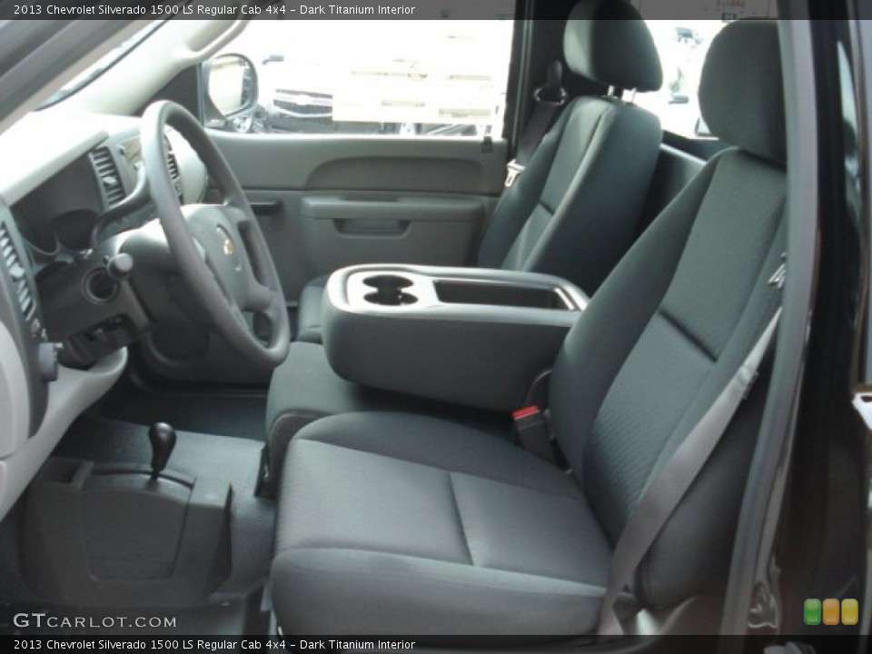 Dark Titanium Interior Front Seat for the 2013 Chevrolet Silverado 1500 LS Regular Cab 4x4 #72468239