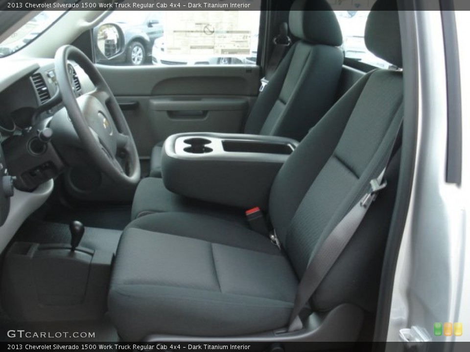 Dark Titanium Interior Front Seat for the 2013 Chevrolet Silverado 1500 Work Truck Regular Cab 4x4 #72468299