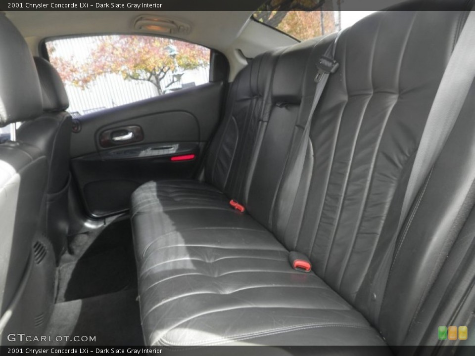 Dark Slate Gray Interior Rear Seat for the 2001 Chrysler Concorde LXi #72472231