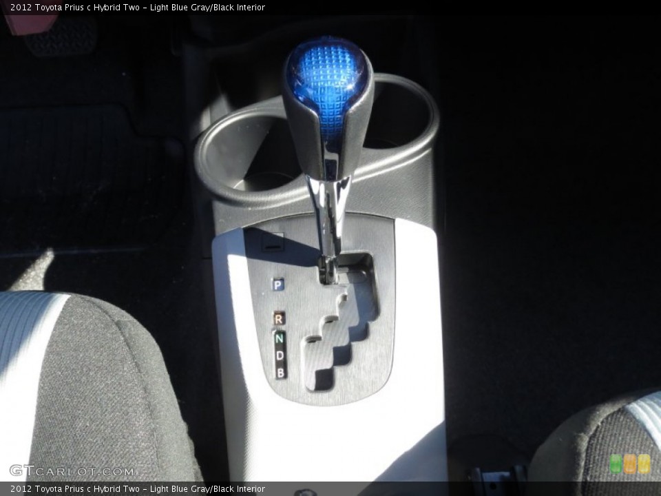 Light Blue Gray/Black Interior Transmission for the 2012 Toyota Prius c Hybrid Two #72473420