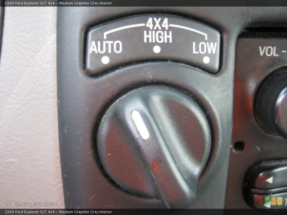 Medium Graphite Grey Interior Controls for the 1999 Ford Explorer XLT 4x4 #72475480