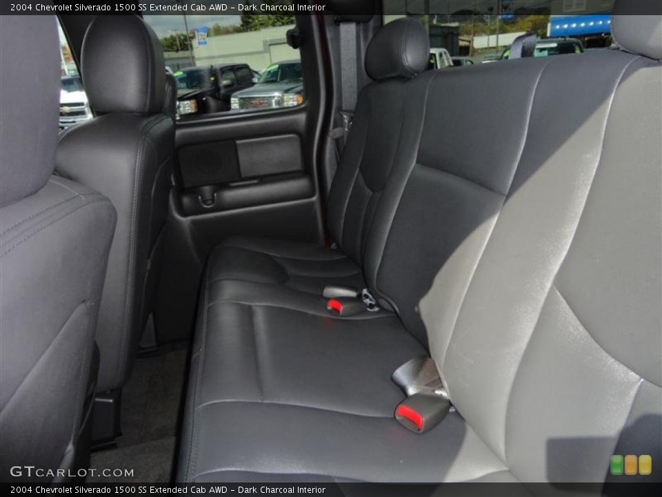 Dark Charcoal Interior Rear Seat for the 2004 Chevrolet Silverado 1500 SS Extended Cab AWD #72475822