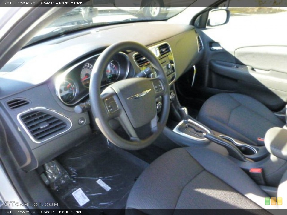 Black Interior Photo for the 2013 Chrysler 200 LX Sedan #72476373