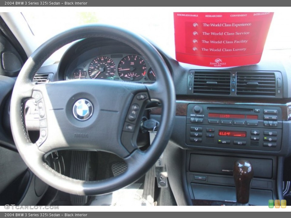Black Interior Steering Wheel for the 2004 BMW 3 Series 325i Sedan #72477136