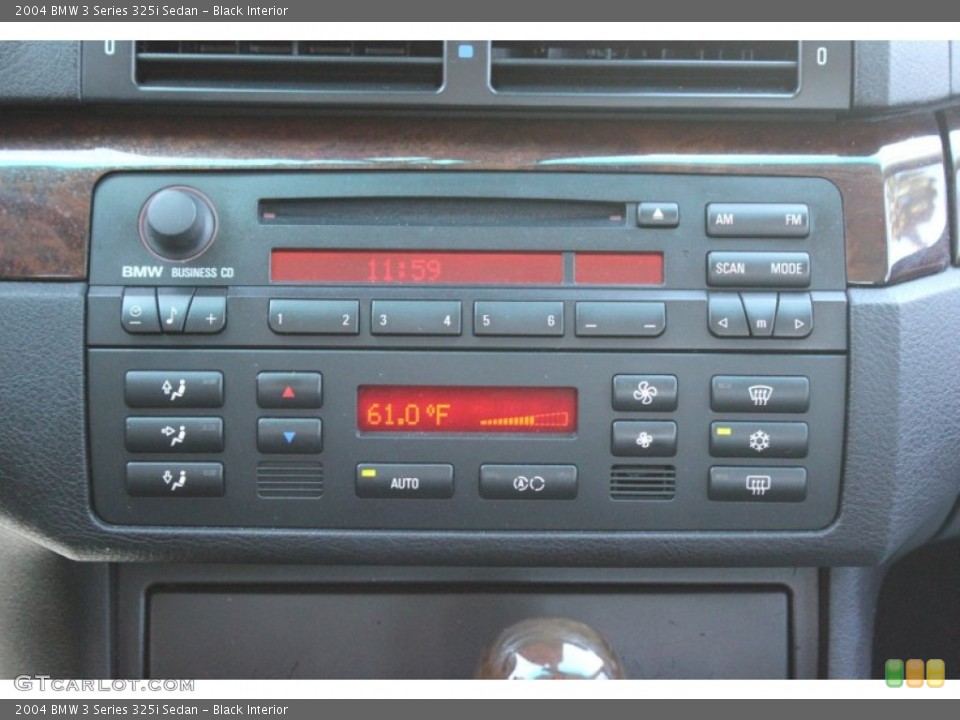Black Interior Controls for the 2004 BMW 3 Series 325i Sedan #72477188