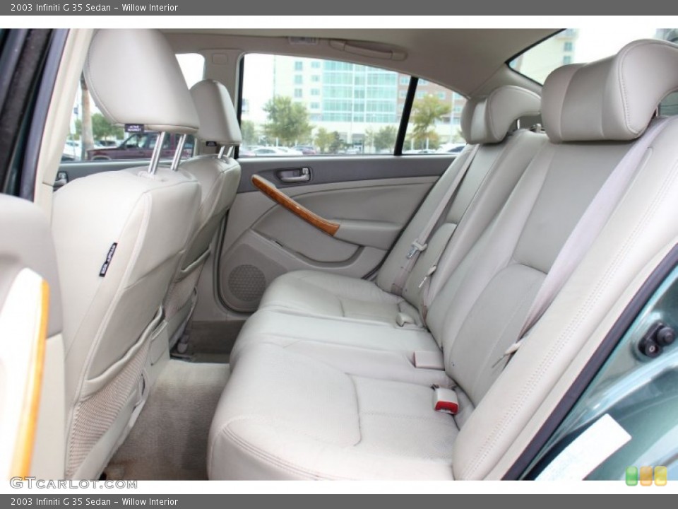 Willow Interior Rear Seat for the 2003 Infiniti G 35 Sedan #72477634