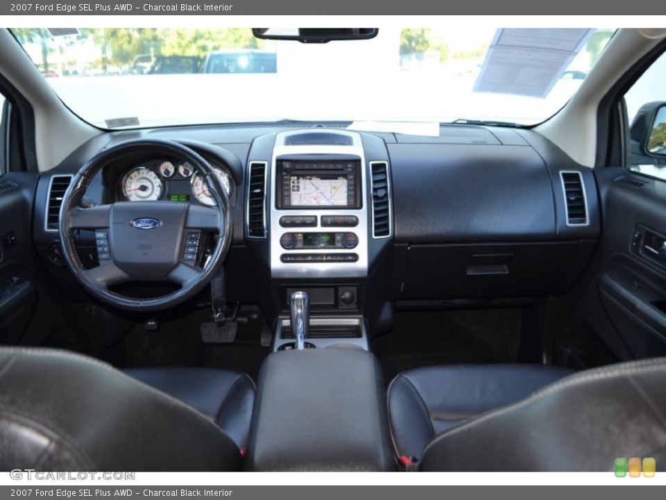 Charcoal Black Interior Dashboard for the 2007 Ford Edge SEL Plus AWD #72477784