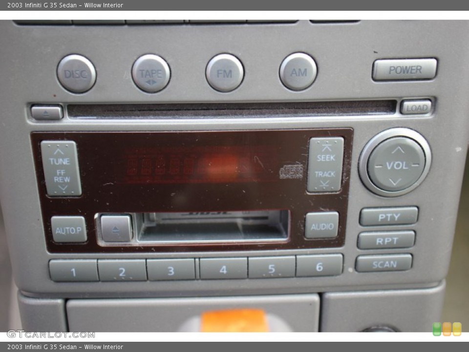 Willow Interior Audio System for the 2003 Infiniti G 35 Sedan #72477800