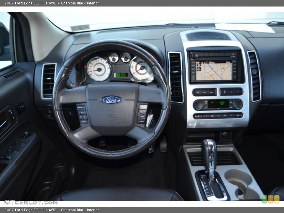 Charcoal Black Interior Dashboard for the 2007 Ford Edge SEL Plus AWD #72477808