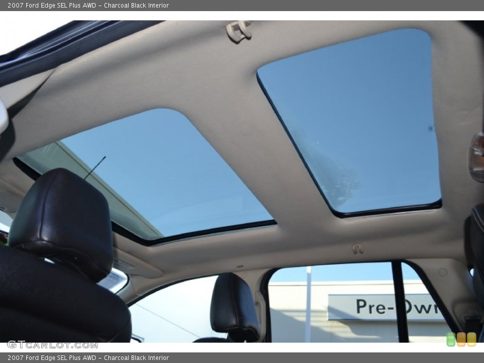 Charcoal Black Interior Sunroof for the 2007 Ford Edge SEL Plus AWD #72477898
