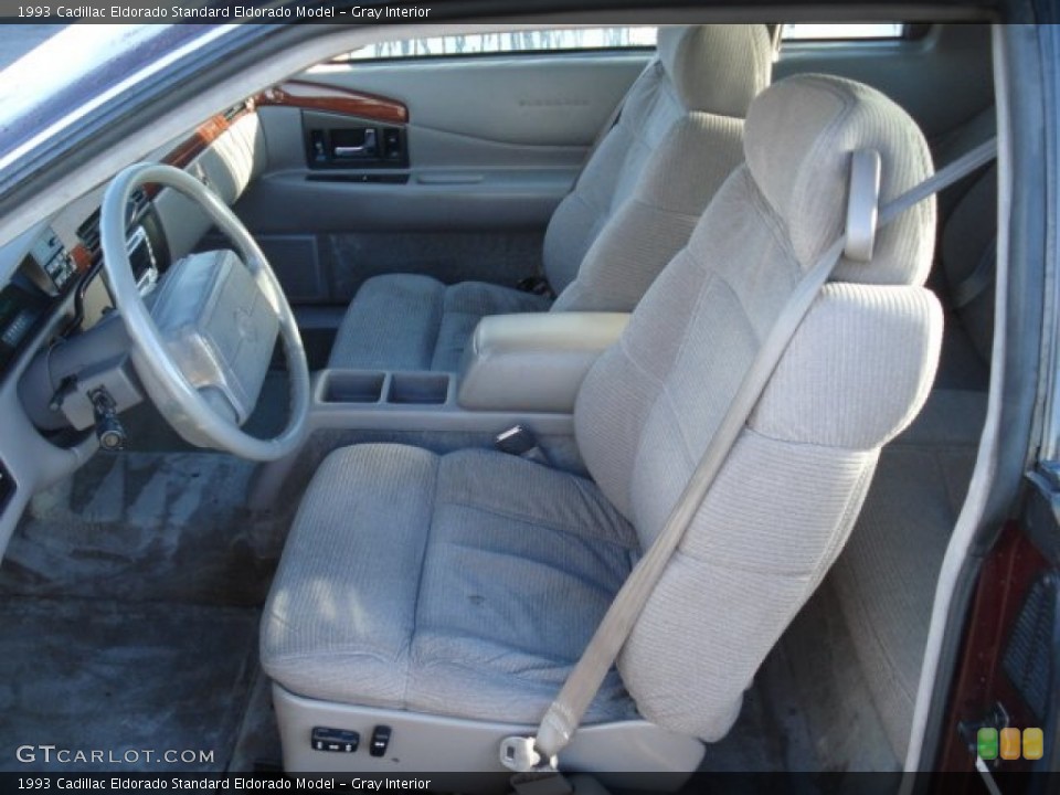Gray 1993 Cadillac Eldorado Interiors