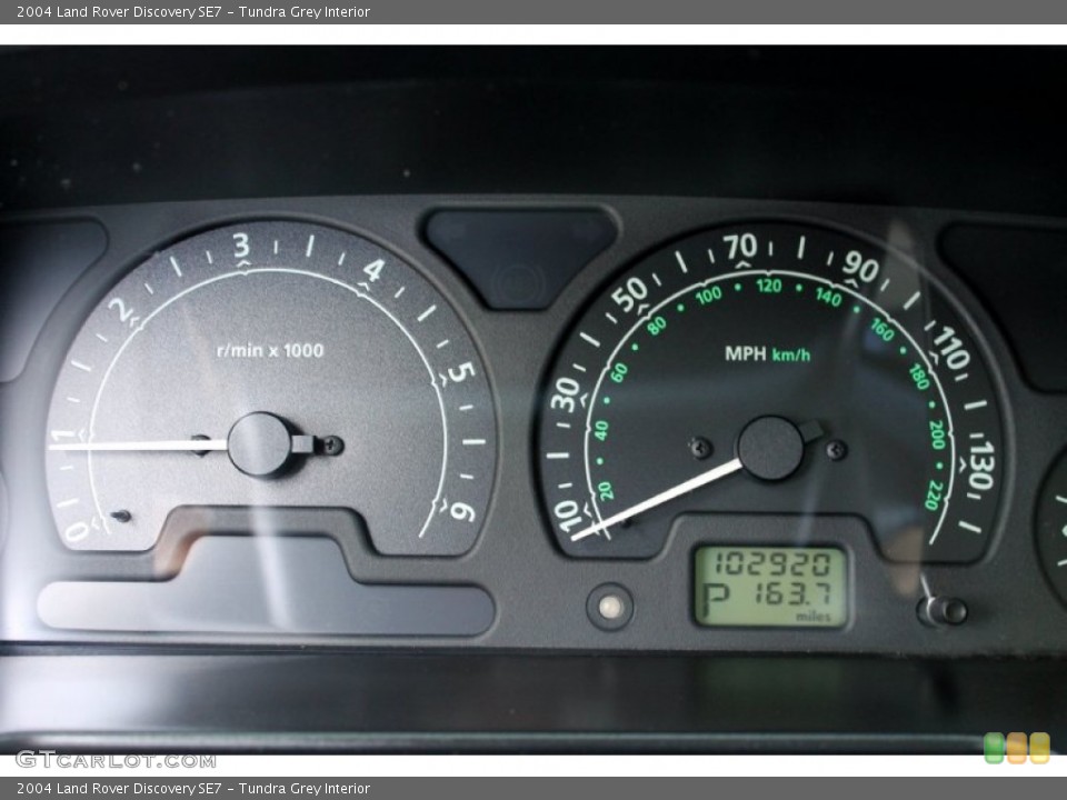 Tundra Grey Interior Gauges for the 2004 Land Rover Discovery SE7 #72480607