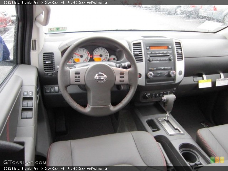 Pro 4X Graphite/Red Interior Photo for the 2012 Nissan Frontier Pro-4X Crew Cab 4x4 #72482131