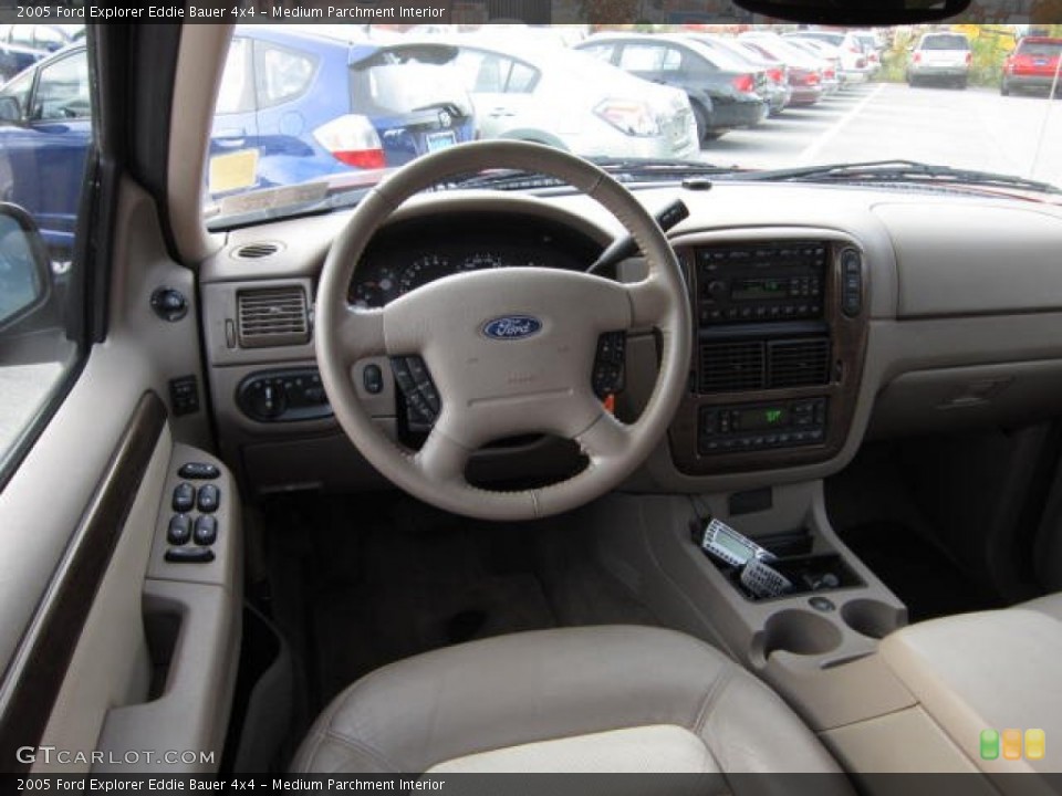 Medium Parchment Interior Dashboard for the 2005 Ford Explorer Eddie Bauer 4x4 #72483760