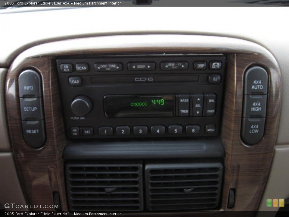Medium Parchment Interior Controls for the 2005 Ford Explorer Eddie Bauer 4x4 #72483844