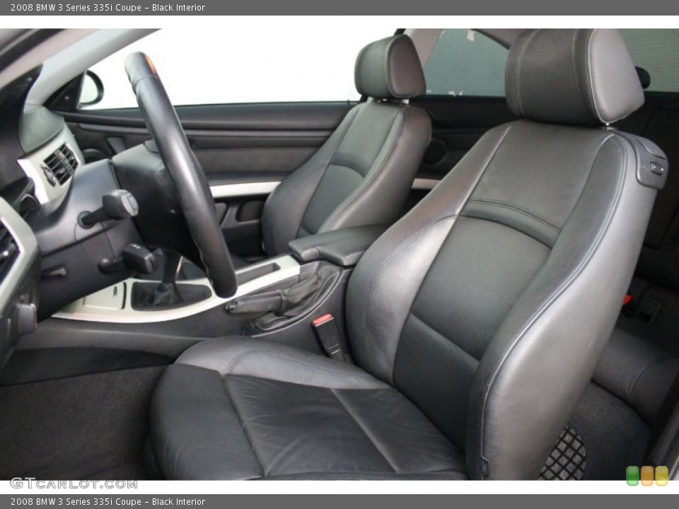 Black Interior Front Seat for the 2008 BMW 3 Series 335i Coupe #72484096