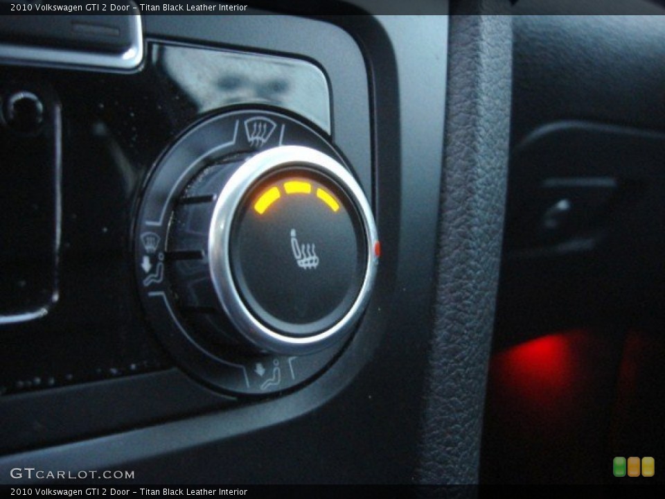Titan Black Leather Interior Controls for the 2010 Volkswagen GTI 2 Door #72484609