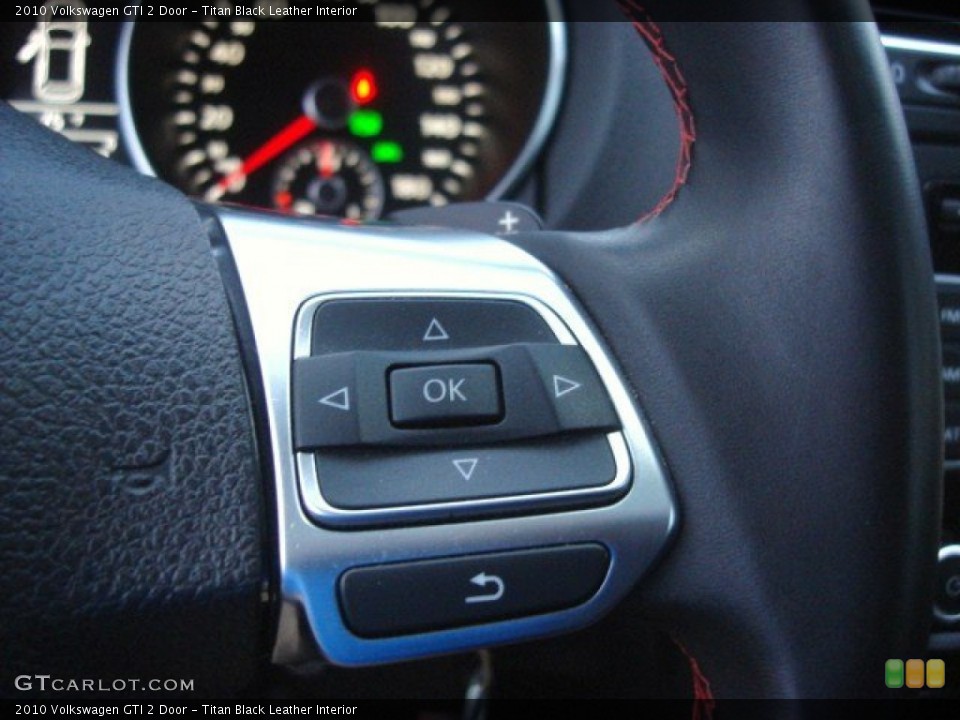 Titan Black Leather Interior Controls for the 2010 Volkswagen GTI 2 Door #72484708