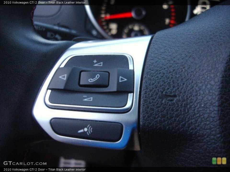 Titan Black Leather Interior Controls for the 2010 Volkswagen GTI 2 Door #72484729