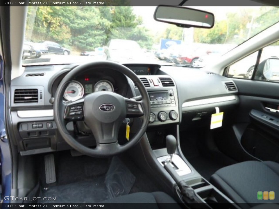 Black Interior Prime Interior for the 2013 Subaru Impreza 2.0i Premium 4 Door #72485257