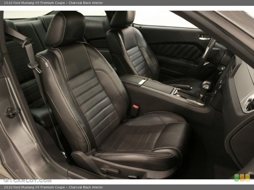 Charcoal Black Interior Photo for the 2010 Ford Mustang V6 Premium Coupe #72485622