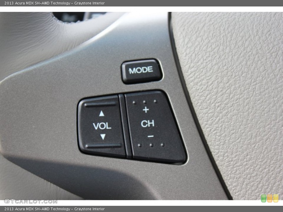 Graystone Interior Controls for the 2013 Acura MDX SH-AWD Technology #72485893