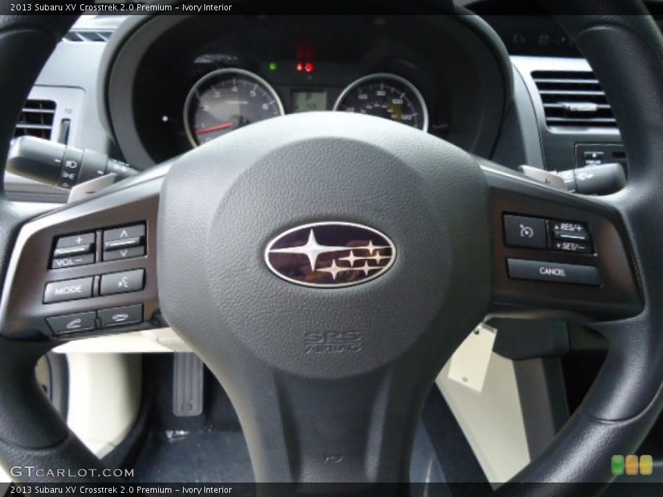 Ivory Interior Steering Wheel for the 2013 Subaru XV Crosstrek 2.0 Premium #72487704