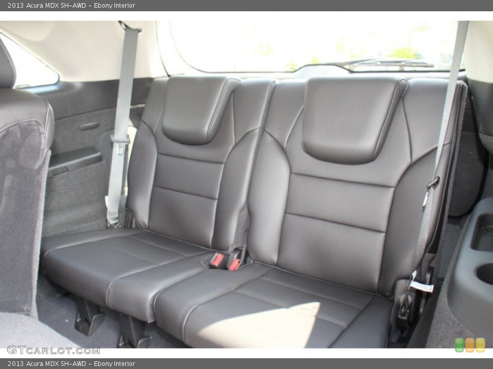 Ebony Interior Rear Seat for the 2013 Acura MDX SH-AWD #72487741