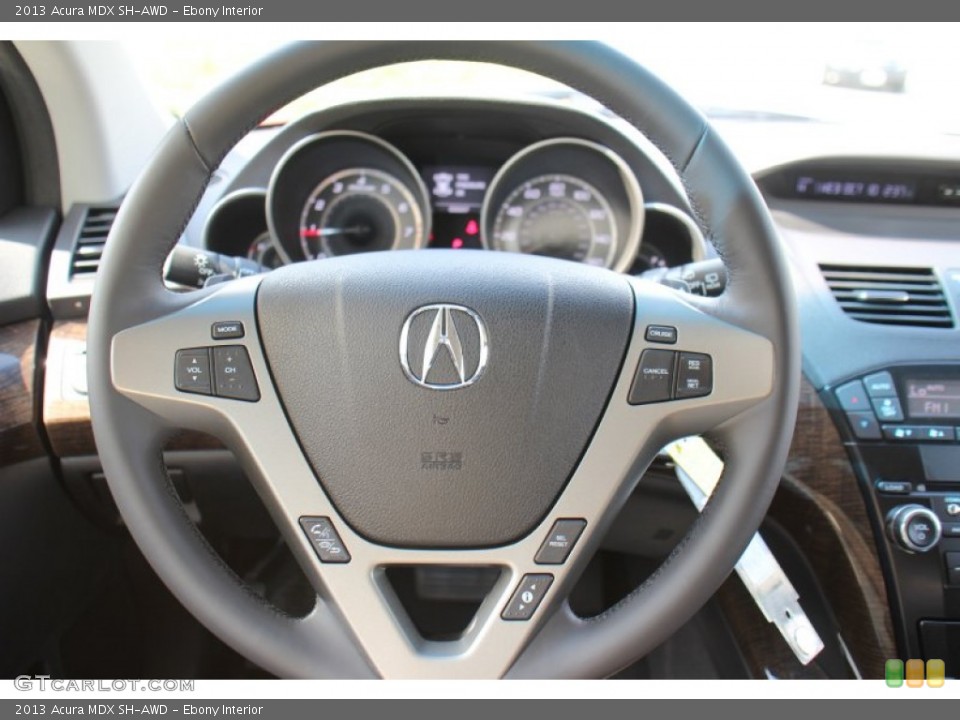 Ebony Interior Steering Wheel for the 2013 Acura MDX SH-AWD #72487852