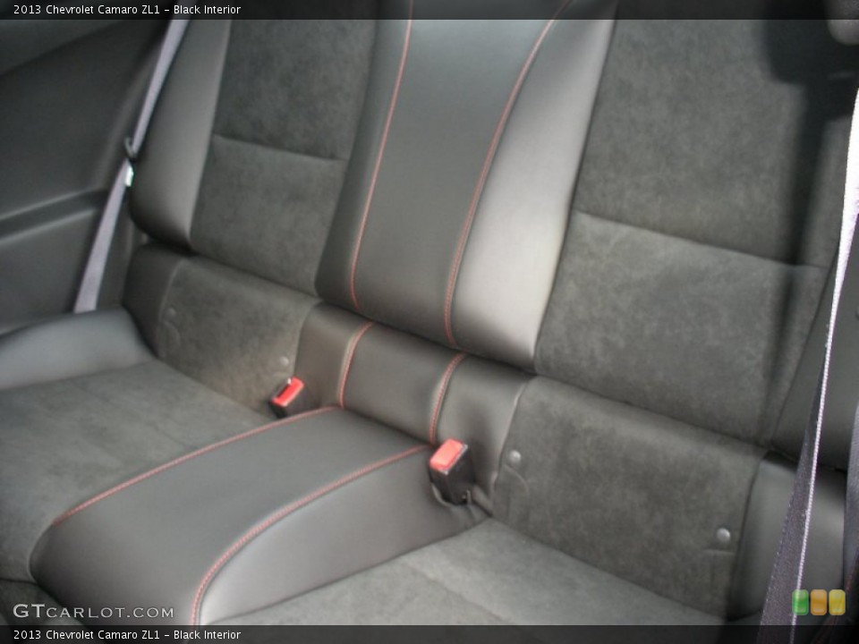 Black Interior Rear Seat for the 2013 Chevrolet Camaro ZL1 #72487929