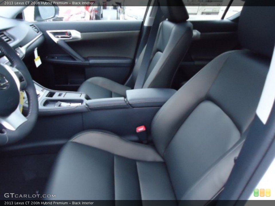 Black Interior Photo for the 2013 Lexus CT 200h Hybrid Premium #72487984
