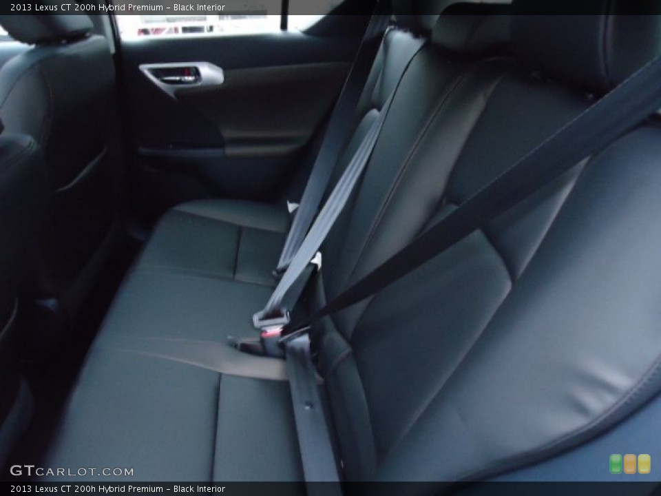 Black Interior Photo for the 2013 Lexus CT 200h Hybrid Premium #72488006