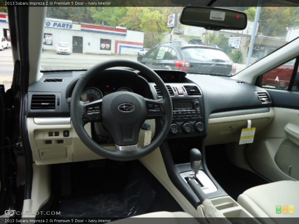 Ivory Interior Prime Interior for the 2013 Subaru Impreza 2.0i Premium 5 Door #72488029