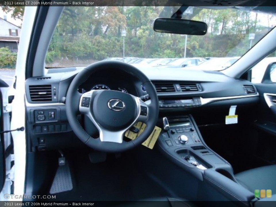 Black Interior Photo for the 2013 Lexus CT 200h Hybrid Premium #72488032