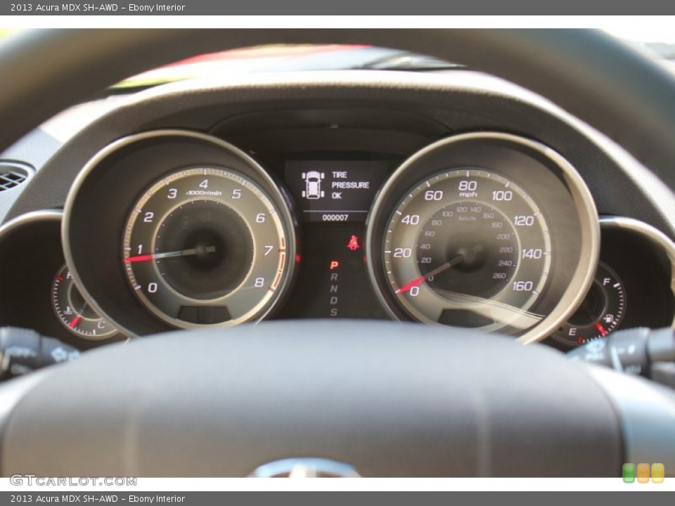 Ebony Interior Gauges for the 2013 Acura MDX SH-AWD #72488042