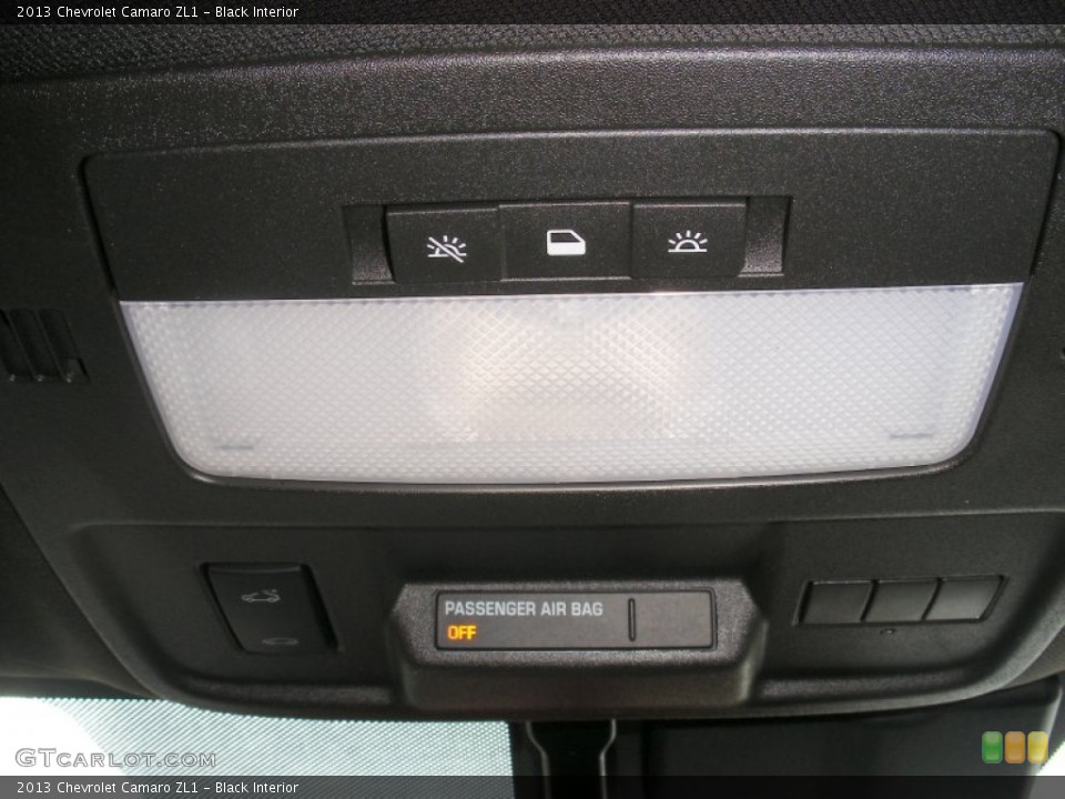 Black Interior Controls for the 2013 Chevrolet Camaro ZL1 #72488254