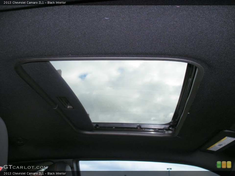 Black Interior Sunroof for the 2013 Chevrolet Camaro ZL1 #72488368