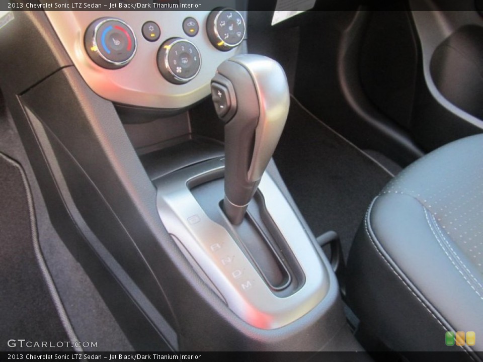 Jet Black/Dark Titanium Interior Transmission for the 2013 Chevrolet Sonic LTZ Sedan #72490126