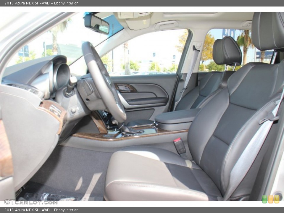 Ebony Interior Front Seat for the 2013 Acura MDX SH-AWD #72490903