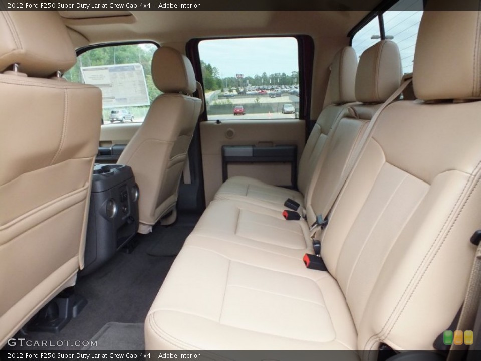 Adobe Interior Photo for the 2012 Ford F250 Super Duty Lariat Crew Cab 4x4 #72493205