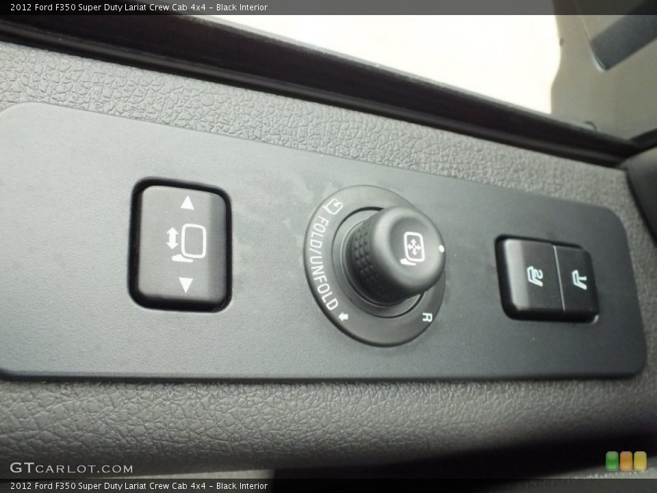 Black Interior Controls for the 2012 Ford F350 Super Duty Lariat Crew Cab 4x4 #72495440