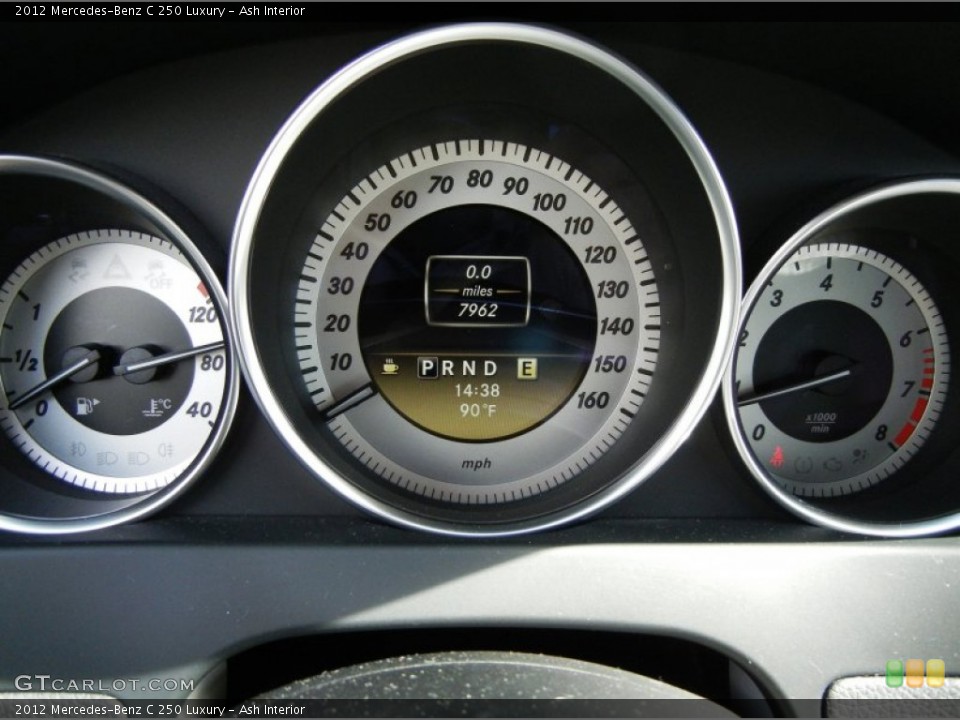 Ash Interior Gauges for the 2012 Mercedes-Benz C 250 Luxury #72495703