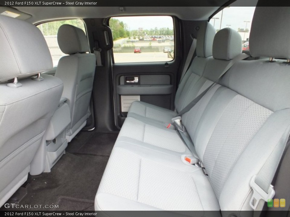 Steel Gray Interior Photo for the 2012 Ford F150 XLT SuperCrew #72495889