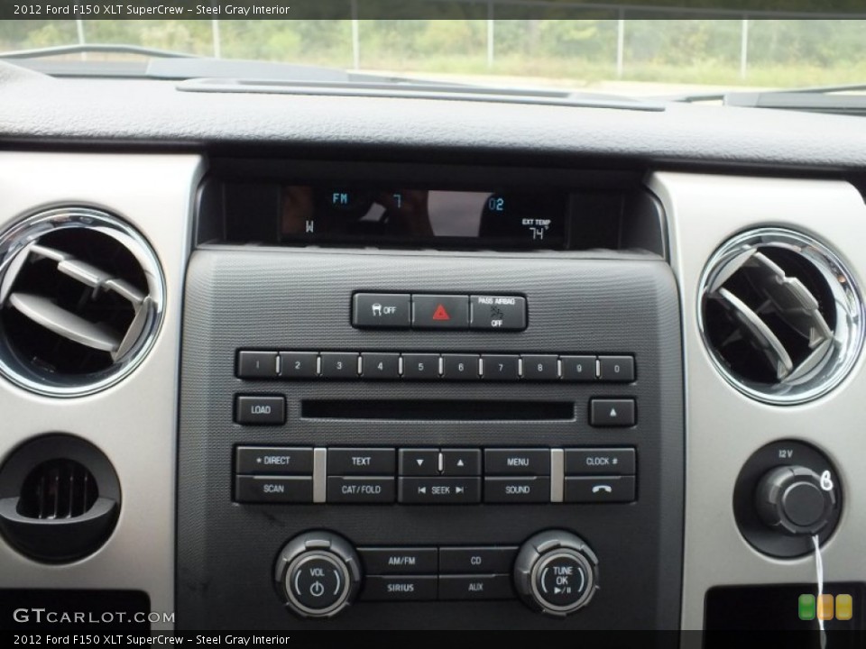 Steel Gray Interior Audio System for the 2012 Ford F150 XLT SuperCrew #72496231