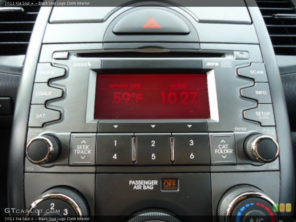 Black Soul Logo Cloth Interior Audio System for the 2011 Kia Soul + #72496968