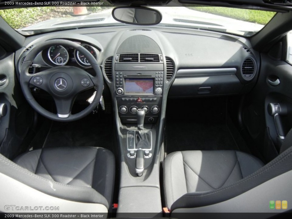 Black Interior Dashboard for the 2009 Mercedes-Benz SLK 300 Roadster #72497591